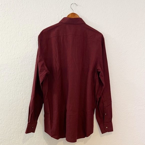 EMANUEL BERG Herringbone Flannel Modern Fit Shirt - Picture 4 of 7